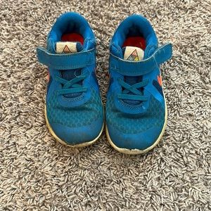 Little boys blue Nike sneakers size 10C